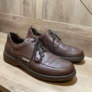 Mephisto Douk Hydroprotect Moc Toe Derby Leather Men's Shoe Sz 11.5 Ecco Insoles